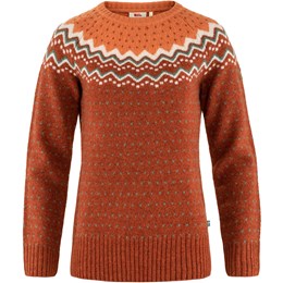 Fjällräven Ãvik Knit Sweater Dame XS Brun/Orange Trøjer & sweaters